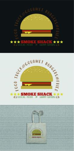 Logo & stationery # 718090 for Trendy vintage Food truck of Gourmet burger. contest