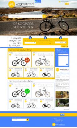 Webpagina design # 332297 voor Coolste en meest pakkende homepage voor een fiets vergelijksite wedstrijd
