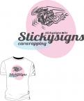 Visitekaartje # 131293 voor Stickysigns carwrapping Tshirt design wedstrijd