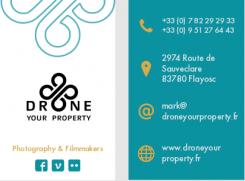 Business card # 636384 for Hip businesscard Drone your Property - photography & filmmakers contest