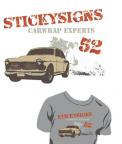 Illustratie, Tekening, Kledingopdruk # 127558 voor Stickysigns carwrapping Tshirt design wedstrijd