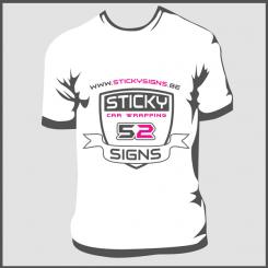 Visitekaartje # 128487 voor Stickysigns carwrapping Tshirt design wedstrijd