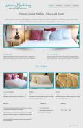 Website design # 97791 for Exclusive Luxury Bedding - Pillows and Duvets contest