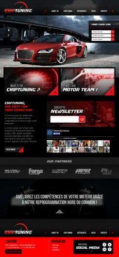 Website design # 425969 for Website design chiptuning company contest