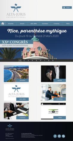 Website design # 1027206 for new web site ALTA JURIS INTERNATIONAL www altajuris com contest
