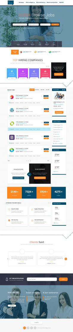Website design # 897996 voor Frisse website voor een Werving & Selectiebureau wedstrijd