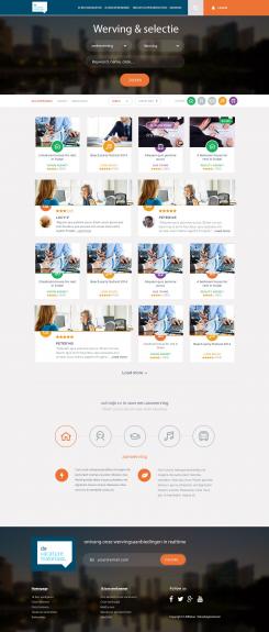 Website design # 897305 voor Frisse website voor een Werving & Selectiebureau wedstrijd