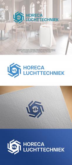 Website design # 1250506 voor Logo en huisstijl voor een Luchttechniekbedrijf gespecialiseerd in de Horeca Branche wedstrijd