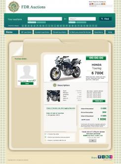 Website design # 158340 for Auction-Experts FDR-auctions contest