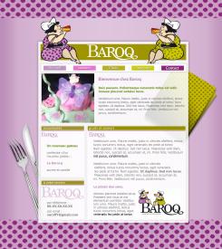 Website design # 153839 voor website voor Baroq Cakeboutique wedstrijd