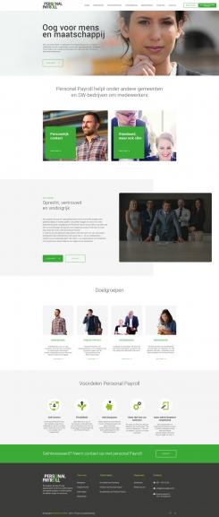 Website design # 941654 for Redesign of an existing website of a payroll company contest