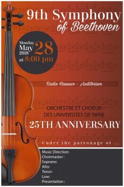 Other # 742576 for Poster for the concert of a Parisian symphonic orchestra contest