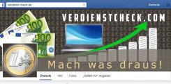 Facebook Seite  # 365581 für Verdienstcheck.com Wettbewerb