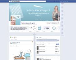 Facebook pagina # 323743 voor Design de Facebookpagina van de Sollicitatiebriefexpert wedstrijd