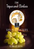 Flyer, tickets # 207951 for Poster  for the 25th edition of Toques and Clochers - International event in the world of wine and gastronomy contest