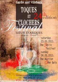 Flyer, tickets # 131302 for Poster for the 24th Edition of Toques et Clochers - International Event in the world of wine and gastronomy. contest