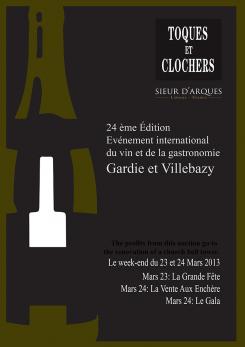 Flyer, tickets # 132409 for Poster for the 24th Edition of Toques et Clochers - International Event in the world of wine and gastronomy. contest