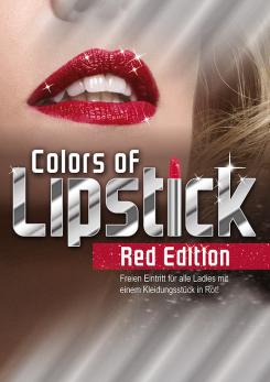 Flyer, Eintrittskarte, Einladung  # 385013 für Event: Colors of Lipstick Wettbewerb