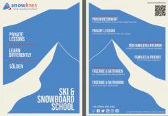 Flyer, tickets # 1245342 for Design an exclusive flyer for a ski school that focuses on private lessons  contest
