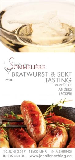 Flyer, Eintrittskarte  # 731225 für Sekt & Bratwurst Tasting Wettbewerb