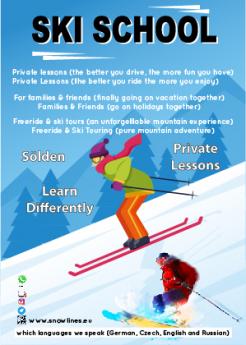 Flyer, tickets # 1245792 for Design an exclusive flyer for a ski school that focuses on private lessons  contest