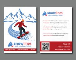 Flyer, Eintrittskarte  # 1242501 für Entwerfen Sie ein exklusiven Flyer fur eine  Skischule mit Konzentration auf Privatunterricht  Wettbewerb