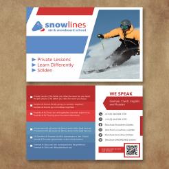 Flyer, tickets # 1242690 for Design an exclusive flyer for a ski school that focuses on private lessons  contest