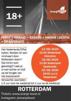 Flyer, (Toegangs)Kaart # 1016161 voor Online flyer  insta   fb  voor Oranje boot nl wedstrijd