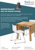 Flyer, (Toegangs)Kaart # 711940 voor frisse en uitdagende flayer, voor een behangers bedrijf: behangersbedrijf Wall-Art  wedstrijd