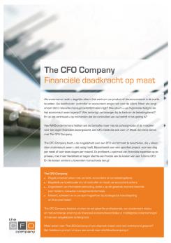 Flyer, (Toegangs)Kaart # 19200 voor Ontwerp van factsheet voor The CFO Company wedstrijd