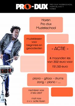 Flyer, (Toegangs)Kaart # 691329 voor muziekschool flyer wedstrijd