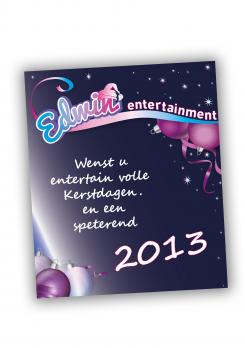 Flyer, (Toegangs)Kaart # 144400 voor Kerstkaart voor Drive in show wedstrijd