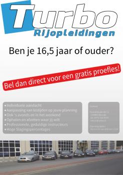 Flyer, (Toegangs)Kaart # 403599 voor Flyer voor Rijschool. Nieuwe klanten genereren wedstrijd