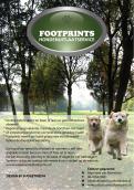 Flyer # 133567 voor Footprints Hondenuitlaatservice Flyer wedstrijd