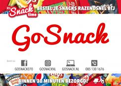 Flyer, (Toegangs)Kaart # 813000 voor GoSnack Flyer wedstrijd