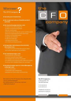 Flyer, (Toegangs)Kaart # 18832 voor Ontwerp van factsheet voor The CFO Company wedstrijd