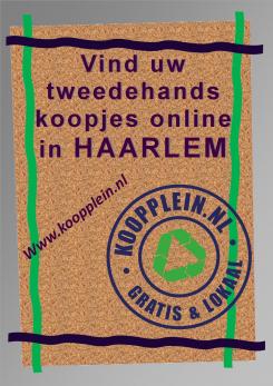 Flyer # 266364 voor Hippe flyer voor een lokale tweedehands website (Koopplein Haarlem) wedstrijd