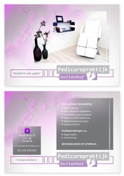 Flyer, (Toegangs)Kaart # 62102 voor Flyer Pedicurepraktijk buitenhof rijk!! wedstrijd