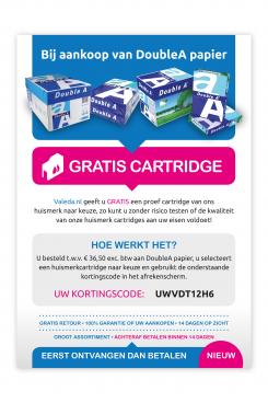 Flyer, (Toegangs)Kaart # 494108 voor Gratis Inkt of Toner cartridge naar keuze! wedstrijd