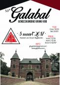 Flyer, (Toegangs)Kaart # 659757 voor Ontwerp affiche Galabal Geneeskunde VUB wedstrijd