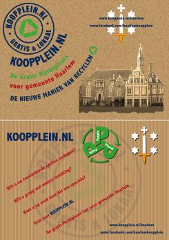 Flyer # 266592 voor Hippe flyer voor een lokale tweedehands website (Koopplein Haarlem) wedstrijd