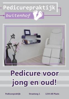 Flyer # 61285 voor Flyer Pedicurepraktijk buitenhof rijk!! wedstrijd