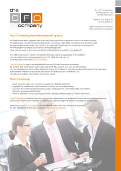 Flyer, (Toegangs)Kaart # 18794 voor Ontwerp van factsheet voor The CFO Company wedstrijd