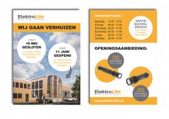 Flyer, (Toegangs)Kaart # 835301 voor Flyer + ontwerp spandoek verhuizing wedstrijd