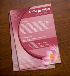 Flyer, (Toegangs)Kaart # 35447 voor Reiki praktijk Ike Schreurs wedstrijd