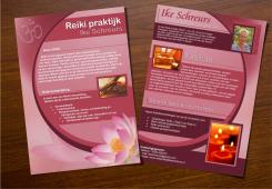 Flyer, (Toegangs)Kaart # 35583 voor Reiki praktijk Ike Schreurs wedstrijd