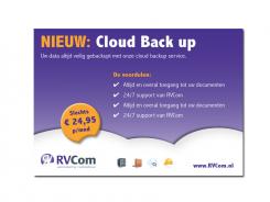 Flyer, (Toegangs)Kaart # 147419 voor Cloud backup Flyer wedstrijd