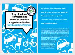 Flyer # 265145 voor Hippe flyer voor een lokale tweedehands website (Koopplein Haarlem) wedstrijd
