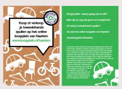 Flyer # 266366 voor Hippe flyer voor een lokale tweedehands website (Koopplein Haarlem) wedstrijd