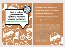 Flyer # 266368 voor Hippe flyer voor een lokale tweedehands website (Koopplein Haarlem) wedstrijd